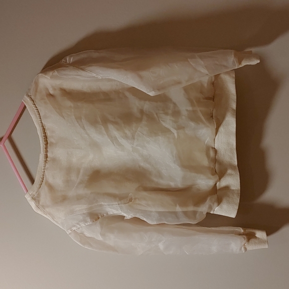 Zara Girl's Mesh Cover Top - Picture 2 of 5